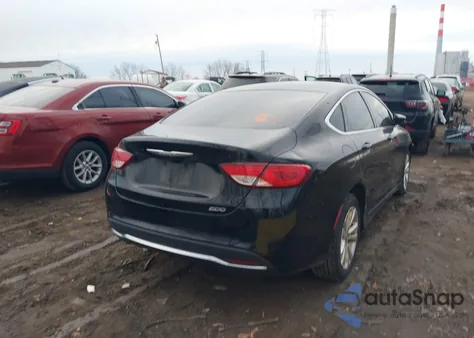 2015 Chrysler 200 Limited z USA, uszkodzony, nr VIN 1C3CCCAB3FN642458